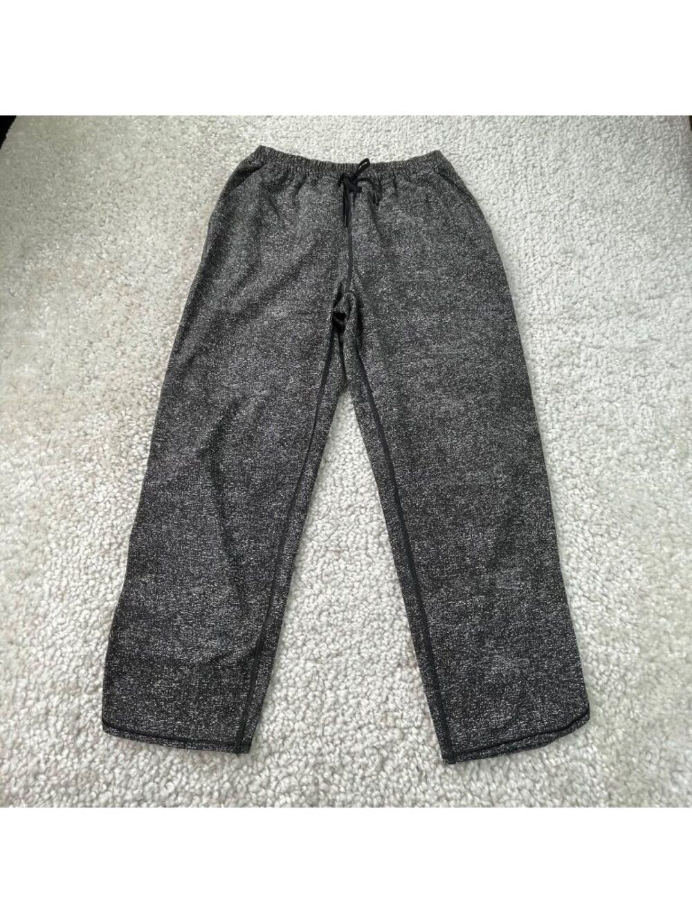 Lululemon Keep It Classic Crop Pant Black White Noise Womens 4 - Picture 2 of 11
